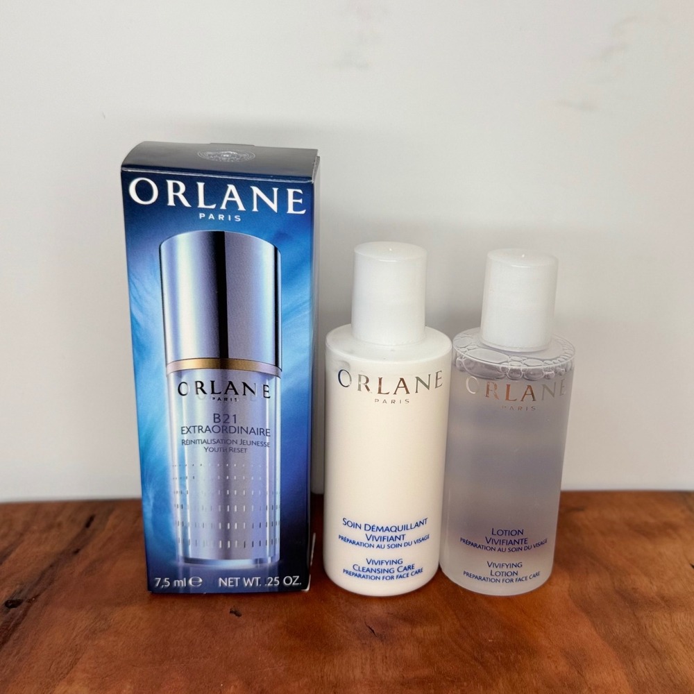 Orlane Paris Travel Set B21 Extraordinaire Vivifying Cleanser & Lotion Trail Sz